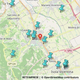 Mappa Via Gorizia, 36034 Malo VI, Italia (2.56467)