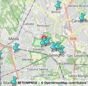 Mappa Via Ancona, 20831 Seregno MB, Italia (2.53727)