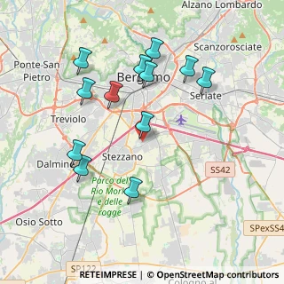 Mappa Via Giacomo Puccini, 24052 Azzano San Paolo BG, Italia (3.82583)