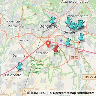 Mappa Via Giacomo Puccini, 24052 Azzano San Paolo BG, Italia (5.05636)