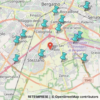 Mappa Via Giacomo Puccini, 24052 Azzano San Paolo BG, Italia (2.61071)