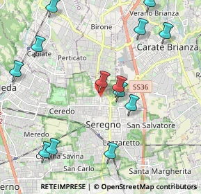Mappa Via Giuseppe Verdi, 20831 Seregno MB, Italia (2.40231)