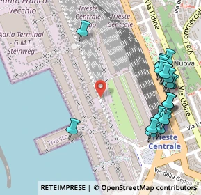 Mappa Punto Franco Vecchio, 34135 Trieste TS, Italia (0.3)