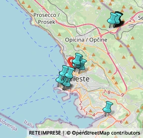 Mappa Punto Franco Vecchio, 34135 Trieste TS, Italia (3.958)