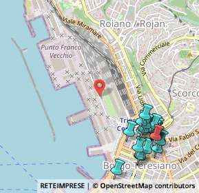 Mappa Punto Franco Vecchio, 34135 Trieste TS, Italia (0.6615)