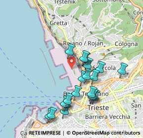 Mappa Punto Franco Vecchio, 34135 Trieste TS, Italia (0.913)