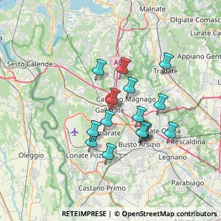 Mappa CAP, 21013 Gallarate VA, Italia (6.072)