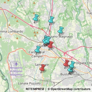 Mappa STUDIO KOMOREBI, 21013 Gallarate VA, Italia (3.58615)