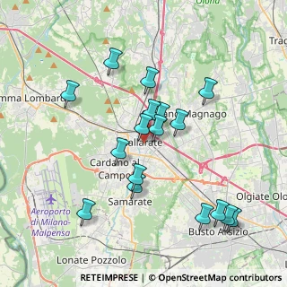 Mappa STUDIO KOMOREBI, 21013 Gallarate VA, Italia (3.73235)