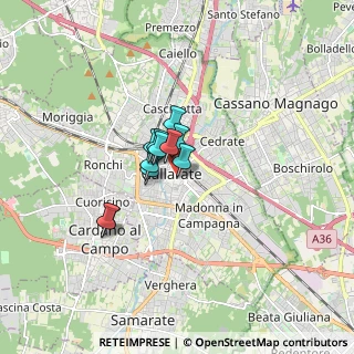 Mappa CAP, 21013 Gallarate VA, Italia (0.91455)