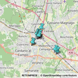 Mappa CAP, 21013 Gallarate VA, Italia (0.77722)