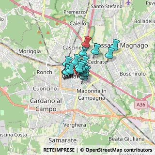 Mappa CAP, 21013 Gallarate VA, Italia (0.726)