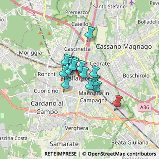 Mappa CAP, 21013 Gallarate VA, Italia (0.92438)