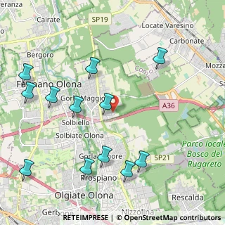 Mappa Via della Pacciarna, 21050 Gorla Maggiore VA, Italia (2.46667)