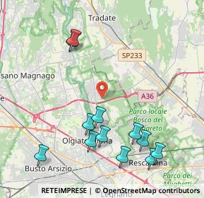 Mappa Via della Pacciarna, 21050 Gorla Maggiore VA, Italia (4.69583)