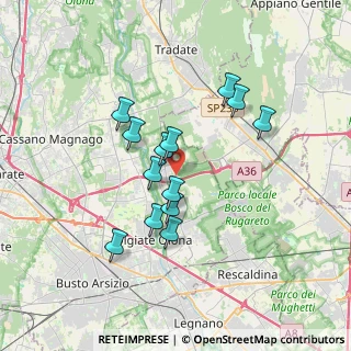 Mappa Via della Pacciarna, 21050 Gorla Maggiore VA, Italia (2.94)