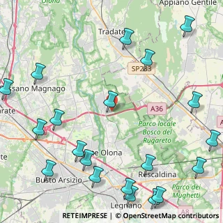 Mappa Via della Pacciarna, 21050 Gorla Maggiore VA, Italia (6.234)