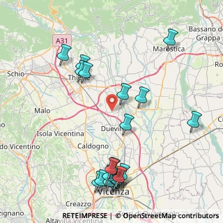 Mappa Via Decima, 36030 Montecchio Precalcino VI, Italia (9.8125)