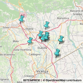 Mappa Via Decima, 36030 Montecchio Precalcino VI, Italia (4.82538)