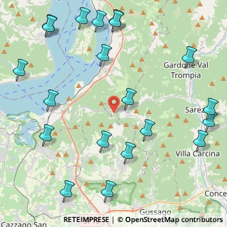 Mappa Via Zoadello, 25060 Polaveno BS, Italia (5.792)
