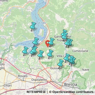 Mappa Via Zoadello, 25060 Polaveno BS, Italia (6.87438)