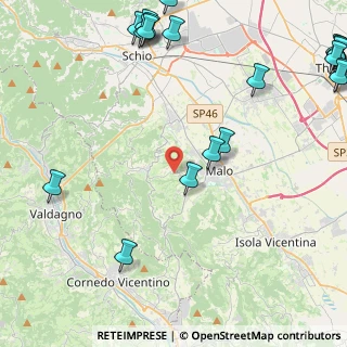 Mappa Via Castello, 36030 Monte di malo VI, Italia (6.639)
