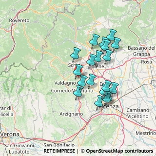 Mappa Via Castello, 36030 Monte di malo VI, Italia (12.50474)