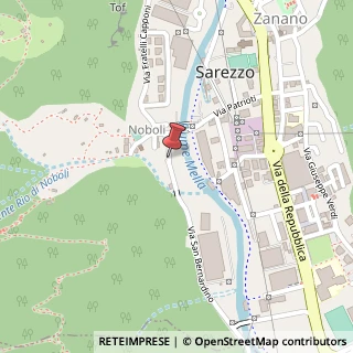Mappa Via San Bernardino, 38, 25068 Sarezzo, Brescia (Lombardia)