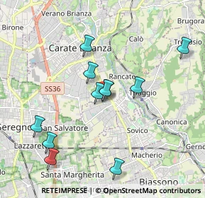 Mappa Via Enrico Fermi, 20847 Albiate MB, Italia (1.82182)