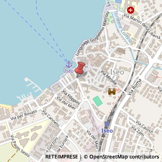 Mappa Largo Giuseppe Zanardelli,  22, 25049 Iseo, Brescia (Lombardia)