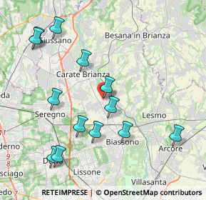 Mappa Piazza Conciliazione, 20042 Albiate MB, Italia (4.34231)