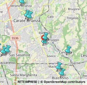 Mappa Piazza Conciliazione, 20042 Albiate MB, Italia (2.79833)