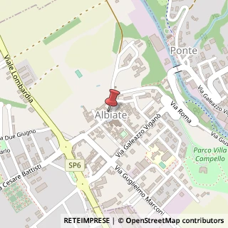Mappa Piazza Conciliazione, 29, 20847 Albiate, Monza e Brianza (Lombardia)