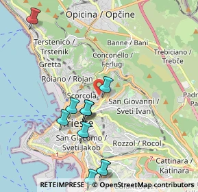 Mappa Via Monte Grappa, 34127 Trieste TS, Italia (2.11818)