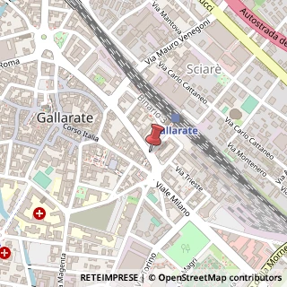 Mappa Via Luigi Borghi,  3, 21013 Gallarate, Varese (Lombardia)