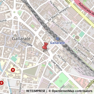 Mappa Via Cavour, 13, 21013 Gallarate, Varese (Lombardia)
