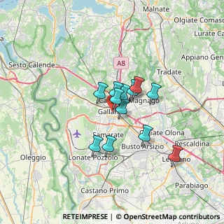 Mappa Via Minzoni Don Giovanni, 21013 Gallarate VA, Italia (4.5225)