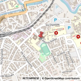 Mappa Via Antonio Scarpa, 2, 31100 Treviso, Treviso (Veneto)