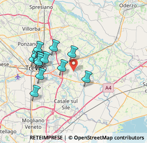 Mappa Via S Antonio n. 48 Fraz, 31056 Roncade TV, Italia (6.85846)