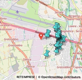 Mappa Via Azzano S. Paolo, 24050 Grassobbio BG, Italia (0.759)