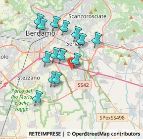 Mappa Via Azzano S. Paolo, 24050 Grassobbio BG, Italia (3.27)