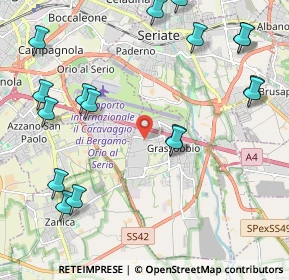 Mappa Via Azzano S. Paolo, 24050 Grassobbio BG, Italia (2.65294)