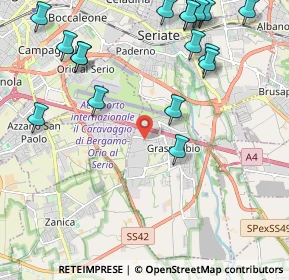 Mappa Via Azzano S. Paolo, 24050 Grassobbio BG, Italia (2.65941)