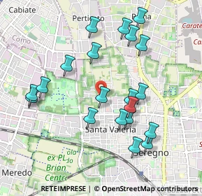 Mappa Via Nervesa, 20831 Seregno MB, Italia (0.978)