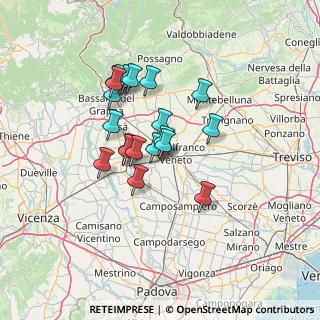 Mappa Via Casoni, 35018 San Martino di Lupari PD, Italia (10.674)