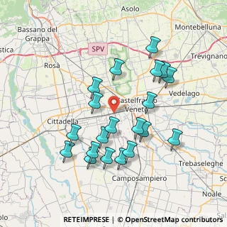 Mappa Via Casoni, 35018 San Martino di Lupari PD, Italia (7.205)