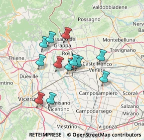 Mappa SR53, 35013 Cittadella PD, Italia (11.24833)