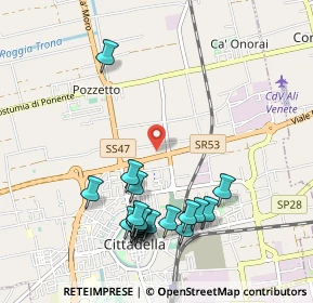 Mappa SR53, 35013 Cittadella PD, Italia (1.0885)