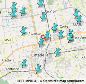 Mappa SR53, 35013 Cittadella PD, Italia (2.34333)