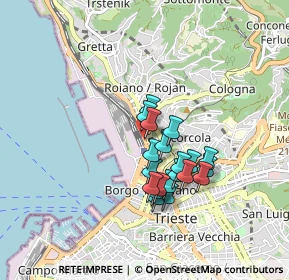 Mappa Presso CFI, 34135 Trieste TS, Italia (0.675)